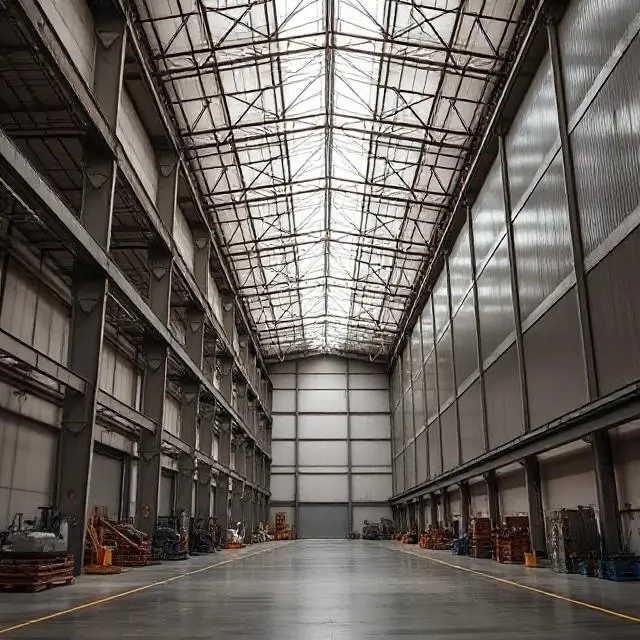Large industrial warehouse