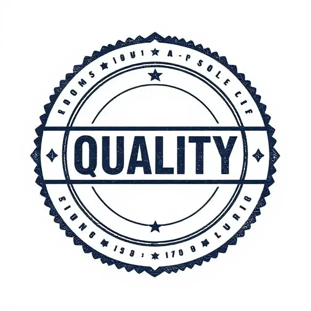 Stylized seal of quality